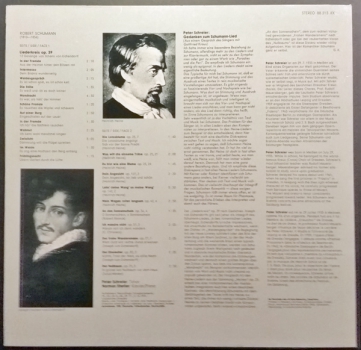 Preview: LP - Peter Schreier : Lied Edition - Schumann