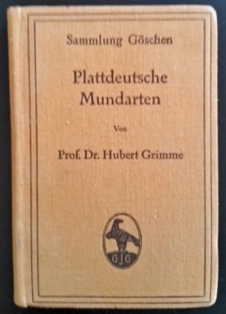 Plattdeutsche Mundarten - von 1910