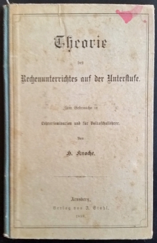 Theorie des Rechenunterrichtes - Knoche - 1899
