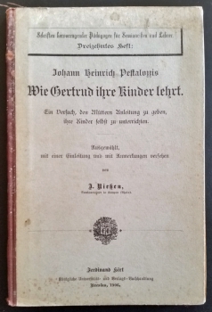 Wie Gertrud ihre Kinder lehrt - Rarität - 1906