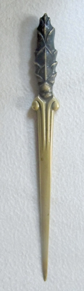 Antikes Schreibtisch-Set aus Messing