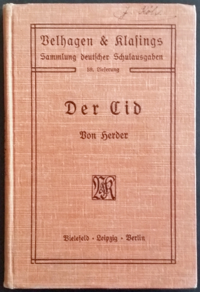 Der Eid - von Johann Gottfried Herder - 1907