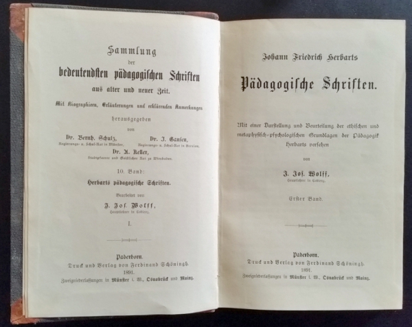 Pädagogische Schriften - Bd. 10 - 1891